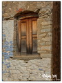 Faded woodden shutters in Chorio