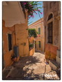 A golden alley in Yialos